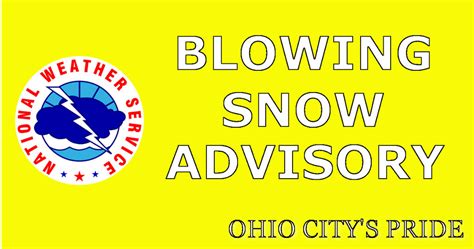 Yellow Advisory Blowing Snow