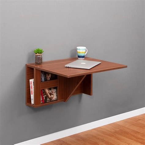Wall Mounted iDesk with Ledge & Storage with Aries Lapdesk ...