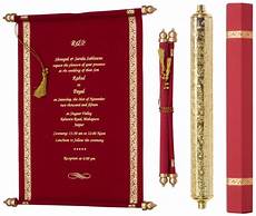 Scroll Type Wedding Invitation Cards by Scroll Wedding Invitation In High End Style Wedding Scroll Type Wedding Invitation Cards