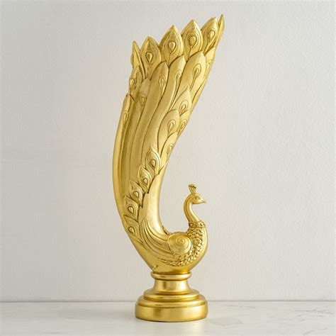 Buy Arju Carved Peacock Flower Vase from Home Centre at just INR 999.0
