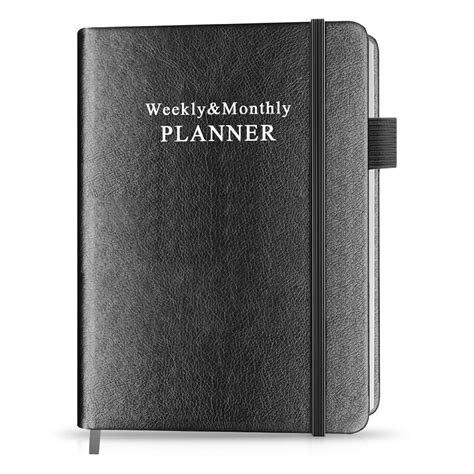 Hardcover Undated Planner for 2023 or Any Year - Weekly & Monthly ...