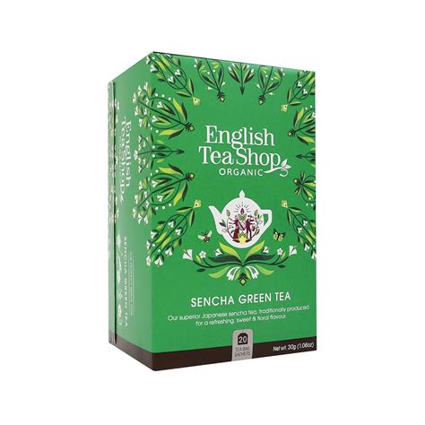 EnglishTeaShop English Tea Shop Organic Sencha Green Tea Sachets ...