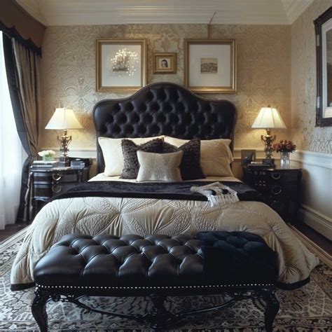 12+ Chic Black Bedroom Furniture Design Ideas for a Bold Statement ...
