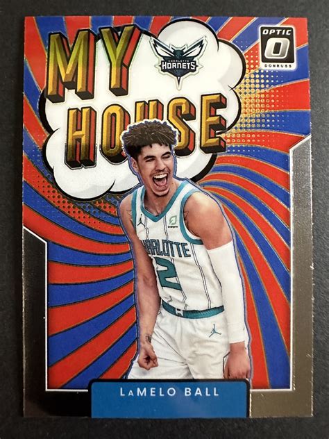 LaMelo Ball 2021 Donruss Optic My House Basketball Card Charlotte ...