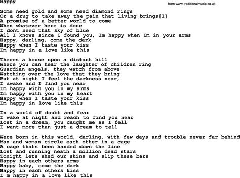 Song Be Happy Lyrics