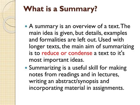 Image result for Summary Report Example