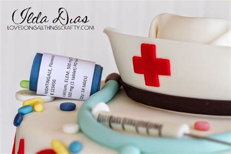 I Love Doing All Things Crafty: Nurse's Week Cake - Happy Birthday ...