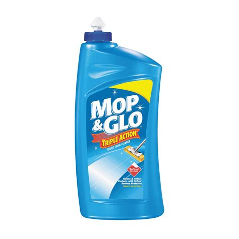 Mop & Glo 1920089333 Floor Shine Cleaner, 32 oz Bottle, Liquid, Citrus, Tan