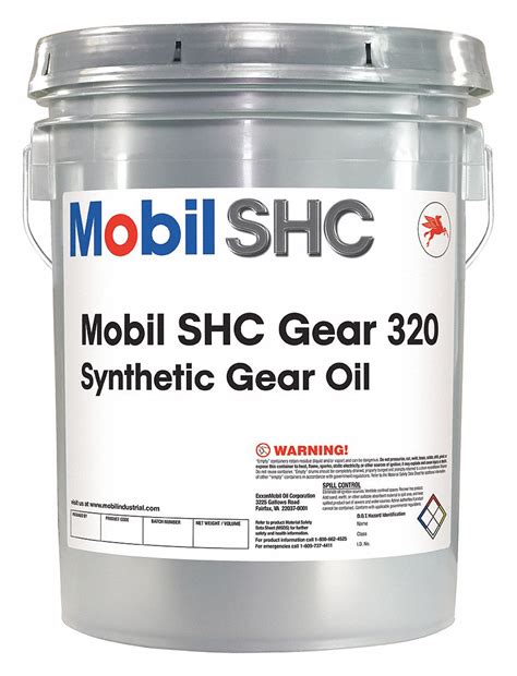 MOBIL, SHC Gear 320, 5 gal, Gear Oil - 45NM33|121325 - Grainger