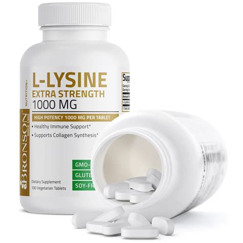 L-Lysine Extra Strength 1,000 MG – bronsonlabs