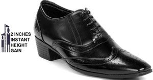 BXXY Men's Height increasing Formal Oxford Brogue Party Shoes Lace Up ...