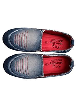 Buy Denim Mens Blue Loafers Shoes … (9) at Amazon.in