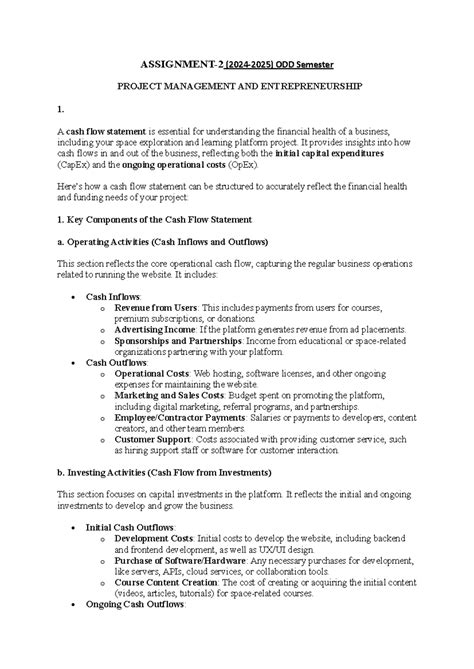 Assignment 2 PM - gfhjgjh - ASSIGNMENT- 2 (2024-2025) ODD Semester ...