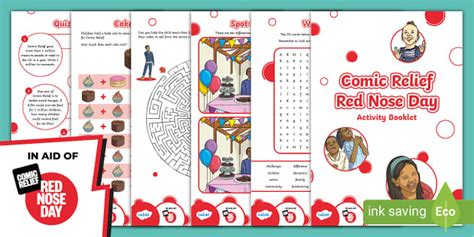 Comic Relief: Red Nose Day Activity Booklet [Ages 9-11]