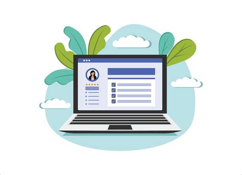 Social media profile page. Flat editable vector illustration, clip art ...