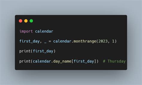 How to Make Day Month Program in Python 的图像结果