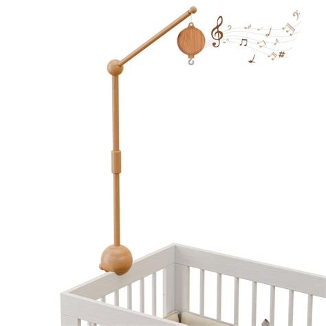 Amazon.com : Crib Mobile Arm with Music Box,32.5 Inch Crib Mobile Stand ...