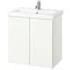 ENHET / TVÄLLEN wash-stnd w doors/wash-basin/tap, white, 64x43x65 cm ...