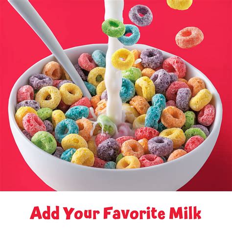 Kellogg's Froot Loops Breakfast Cereal, Fruit Flavored, Breakfast ...