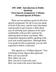 Image result for Object Speech Example