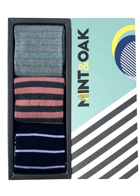 Get Giftbox of 3 Striped Crew Socks at ₹ 999 | LBB Shop