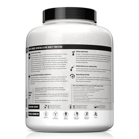 Buy Avvatar Alpha Whey Protein 2 Kg Online | NutriStar