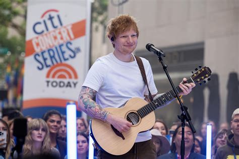 Ed Sheeran Performs On The 'Today' Show For The Citi Concert Series