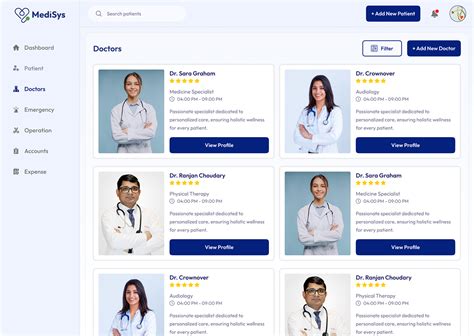 Hospital Information System Software UI 的图像结果