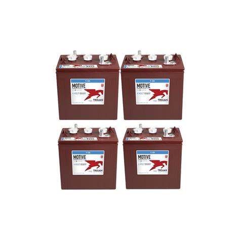 Trojan T105 Set of 4 Deep Cycle Batteries - Battery Central Brisbane