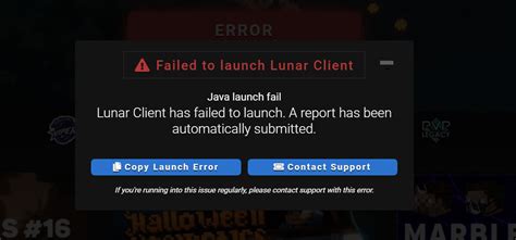 Image result for Lunar Client Authentication Error
