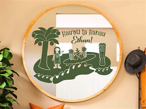 Personalized Happy Birthday Svg Hau'oli La Hanau is - Etsy