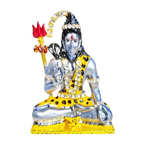 SIGNAA Lord Shiva / Bhole Baba / Mahadev / Shiv Shankar Idol - Gold ...