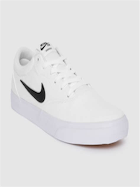 Buy Nike Unisex White SB Charge Canvas Skateboarding Shoes - Sports ...