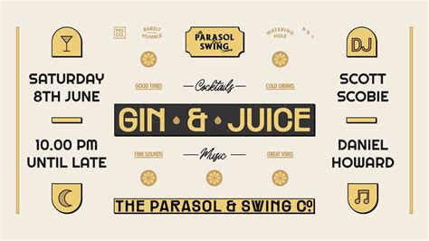 GIN & JUICE w/ Scott Scobie & Daniel Howard, 7/204 Quay Street ...