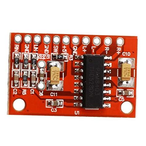 3NH® 2 pcs 2 Amplifier Channel Audio Amplifier Board 3W PAM8403 Module ...