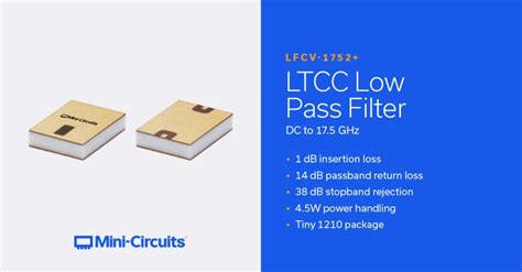 Multilayer Low Pass Filter Using LTCC Technology 的图像结果