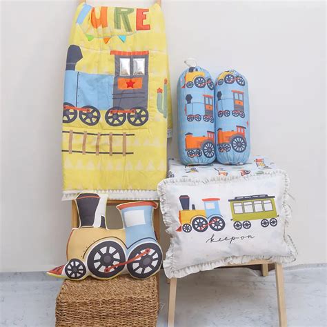 Train Baby Bedding Items – Rosada Baby