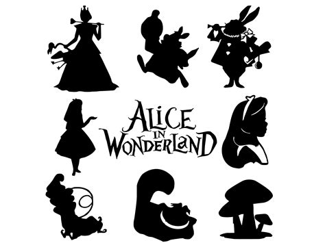 Alice In Wonderland Silhouette