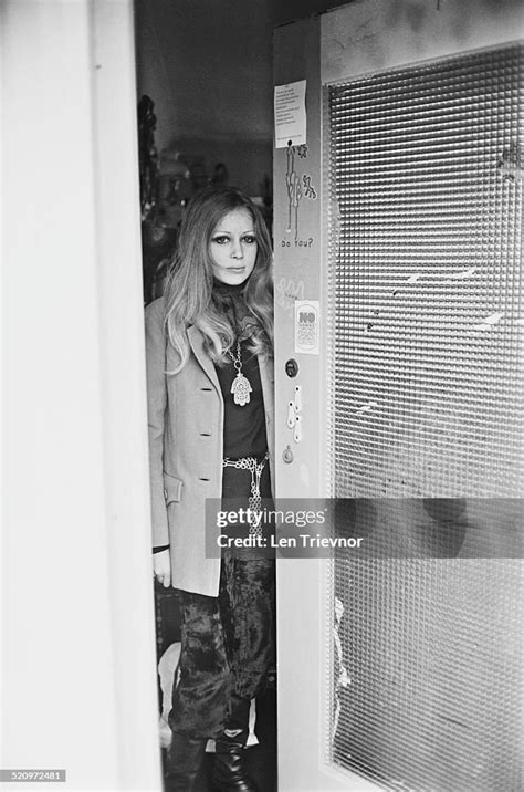 English model and photographer Pattie Boyd leaving the home she... News ...