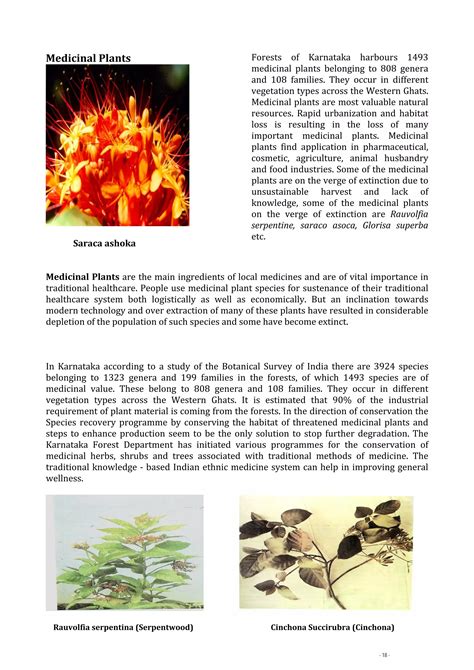 Biodiversity of karnataka at a glan | PDF - family of rauwolfia