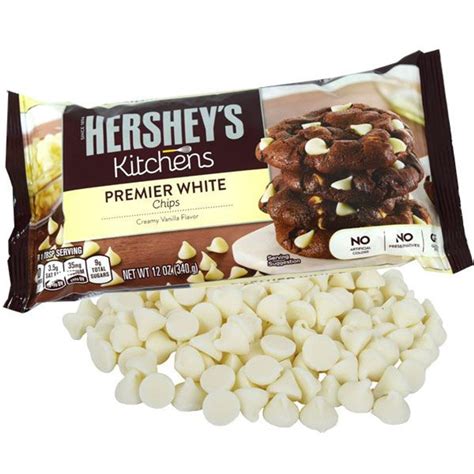 Hershey's White Chocolate Baking Chips Bag 12oz - 12ct – I Got Your Candy