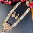 Gold Rani Haar Sets | Pearl Rani Haar Set | 22k Gold Jewellery