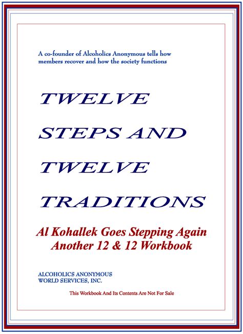 Free Printable Na 12 Step Worksheets If We Find That Any Of The Terms ...