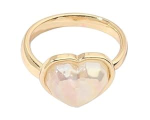 Buy SALTY Anti Tarnish Dainty Heart Gold Finger Ring for Women ...