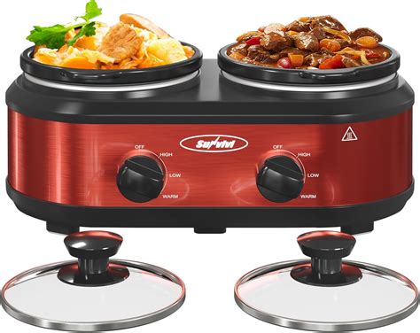 Sunvivi Dual Slow Cooker, Buffet Server & Warmer India | Ubuy
