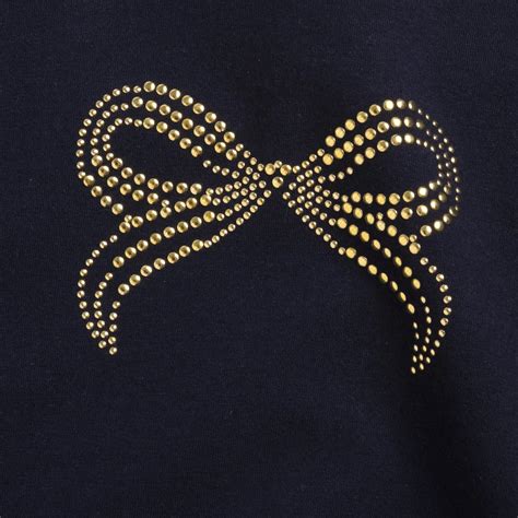 Chicco Girls Navy Blue Embellished T-shirt - Top – Chicco India