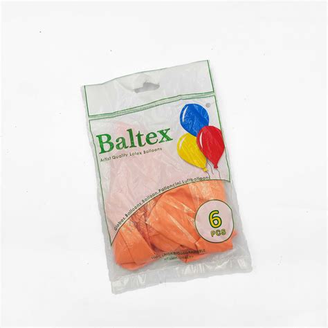 6-Pieces 18″ Latex Balloons, Pastel Light Orange – Party Time Dubai