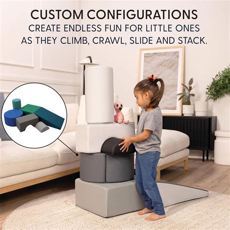 FDP Rustic Kid Playtime and Climb Soft Foam Playset India | Ubuy