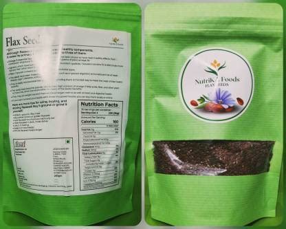 nutrika foods flax seed Brown Flax Seeds Price in India - Buy nutrika ...