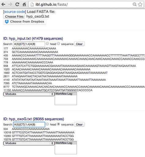 Fasta File 的图像结果